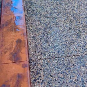 Professional exposed aggregate concrete installation in the GTA.