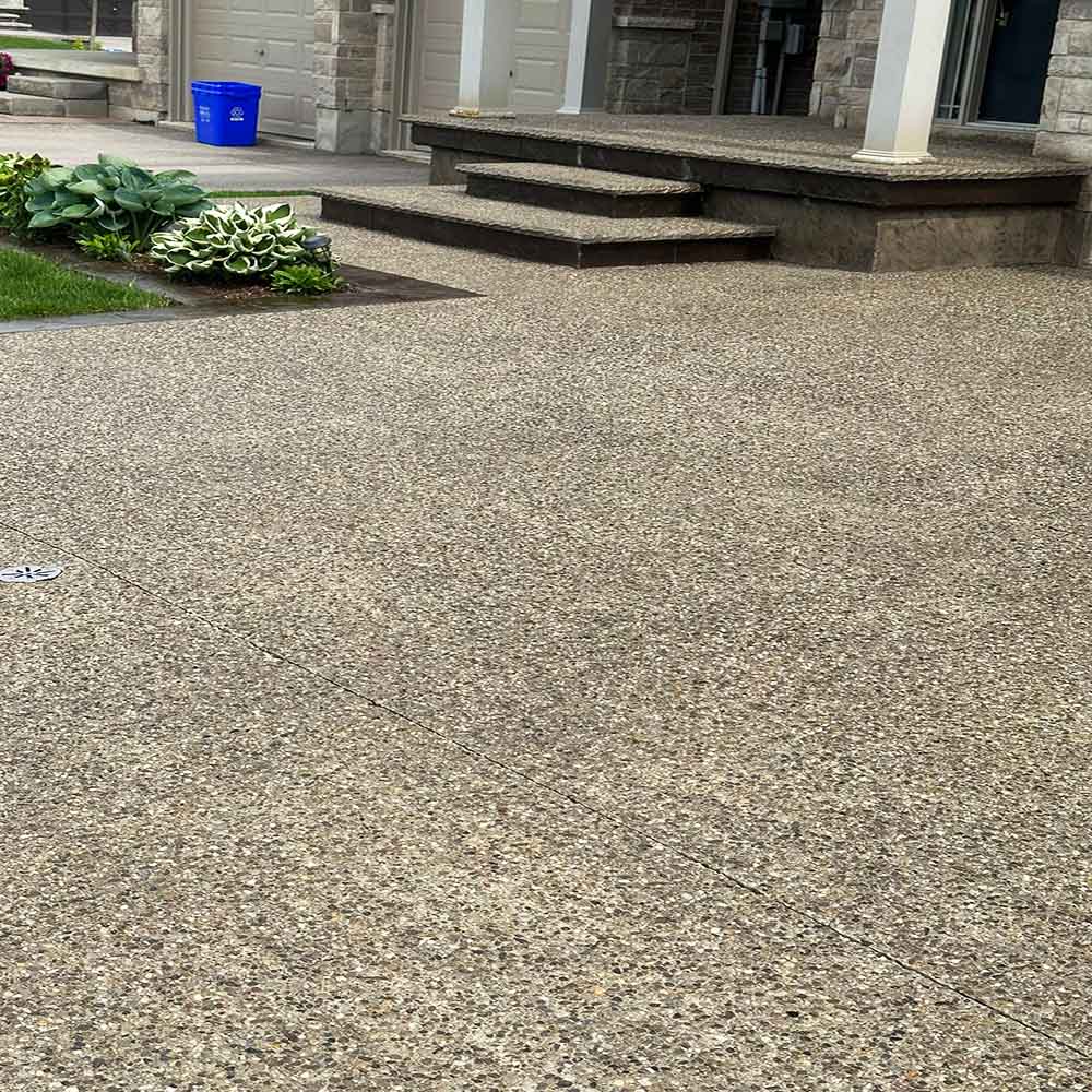 Premium Exposed Aggregate Concrete Installation Toronto