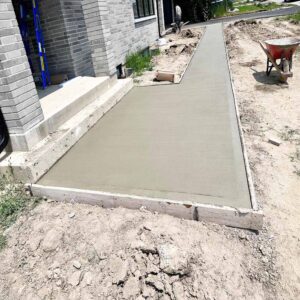 High-quality plain concrete surface with no color or border, showing a clean and smooth finish for renovation projects.