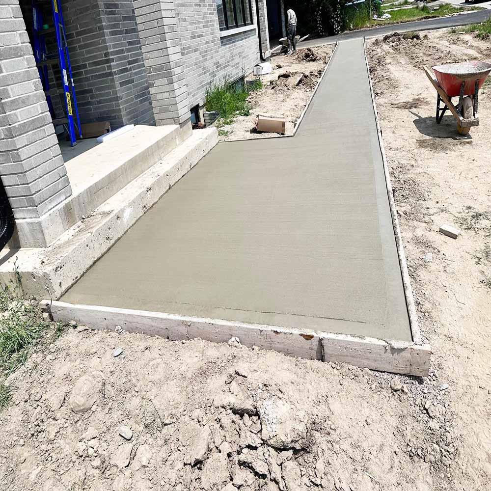 High-quality plain concrete surface with no color or border, showing a clean and smooth finish for renovation projects.