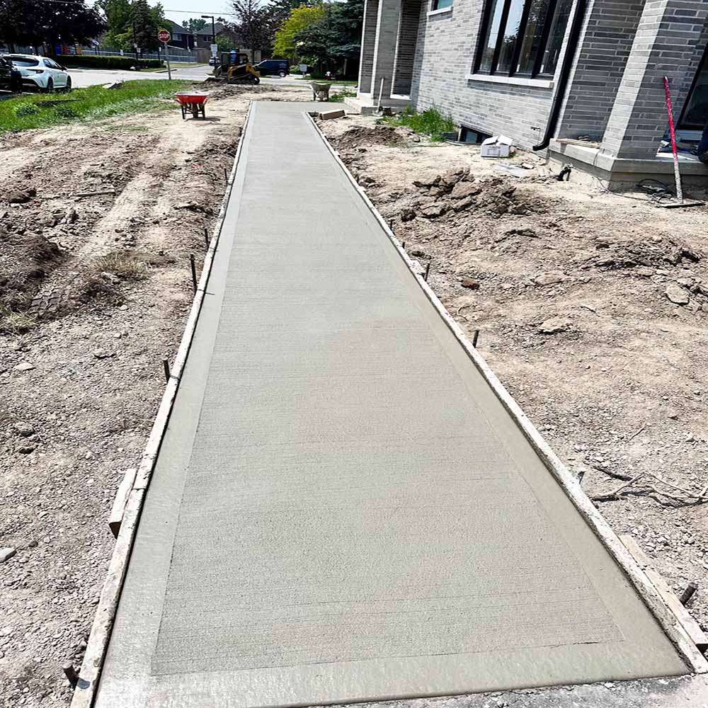 High-quality plain concrete surface with no color or border, showing a clean and smooth finish for renovation projects.