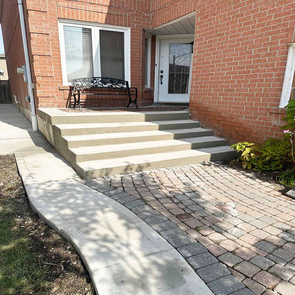 High-quality plain concrete surface with no color or border, showing a clean and smooth finish for renovation projects.