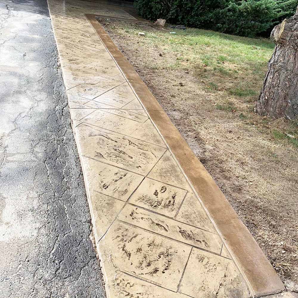 Stamped Concrete Walkway Toronto