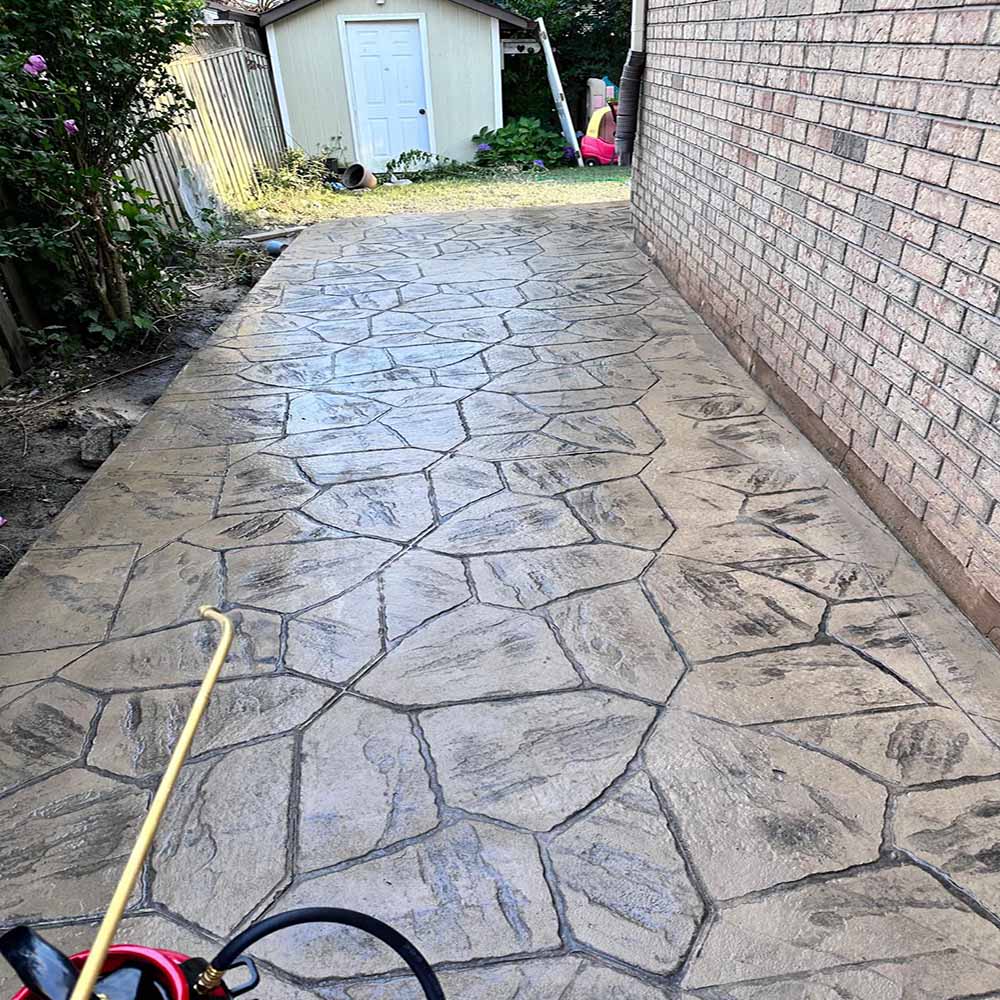 Seamless Stamped Concrete Patio Mississauga